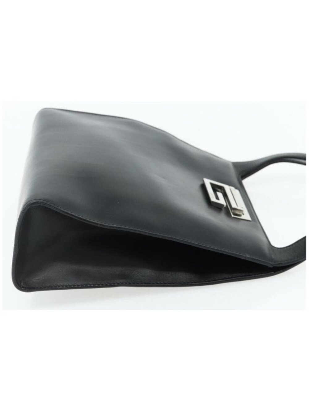 Authentic GUCCI Shoulder Bag Leather Black Silver 001 3043 - Picture 10 of 16